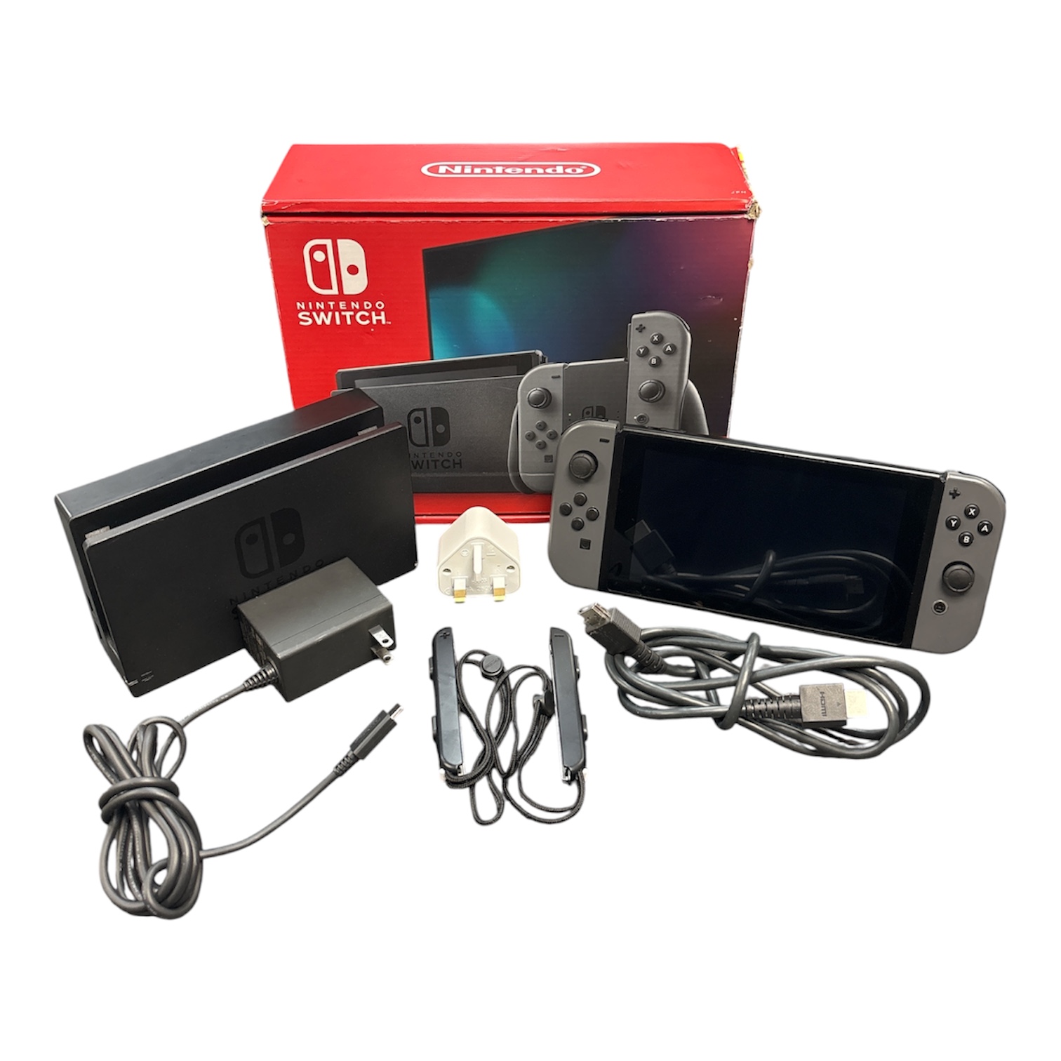 Pre-owned Nintendo Switch HAC-001 Grey (Boxed) - Own4Less